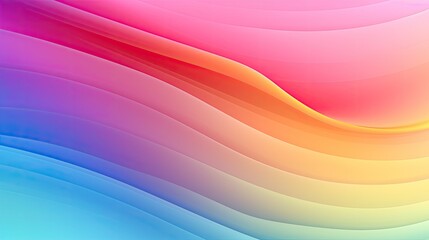 Smooth Mesh Rainbow Gradient, Bright and Soft Modern Abstract Colorful Background