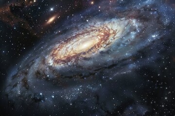 Galaxy and Universe Space Cosmic Planet Background or Wallpaper