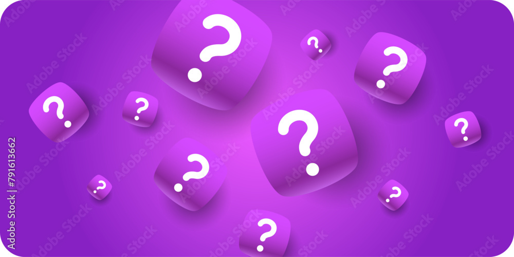 Poster a poster with question marks. a question that needs an answer. elements for transmitting information