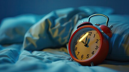 Snoring alarm clock. Generative AI