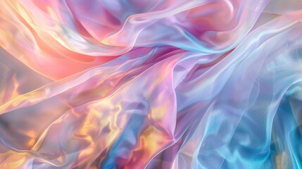 abstract background of elegant wavy silk or satin luxury cloth.