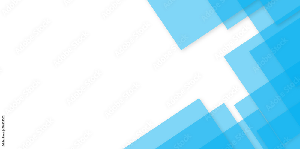 Poster abstract geometric background with blue squares. with modern seamless business and technology concep