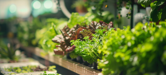 The farm grows fresh vegetables and herbs year-round using vertical racks and nutrient-rich water systems, maximizing efficiency and minimizing environmental impact