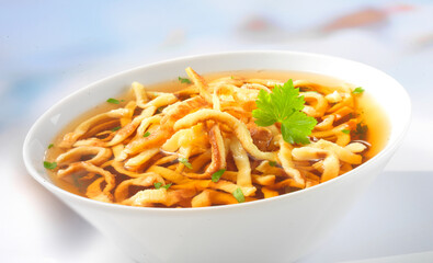 Frittaten, Suppe, close up, Österreich, herzhaft, Frittensuppe,