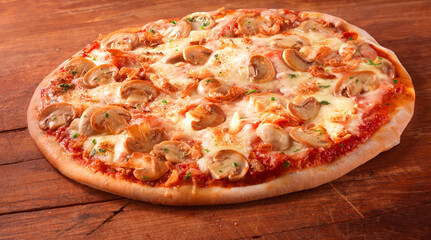Champignon, Pizza, Italien, Käse, Tomaten, Teig, 