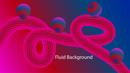 Modern Corporate Fluid Background  Design Template