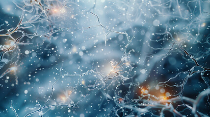 Wintry Neuron Forest