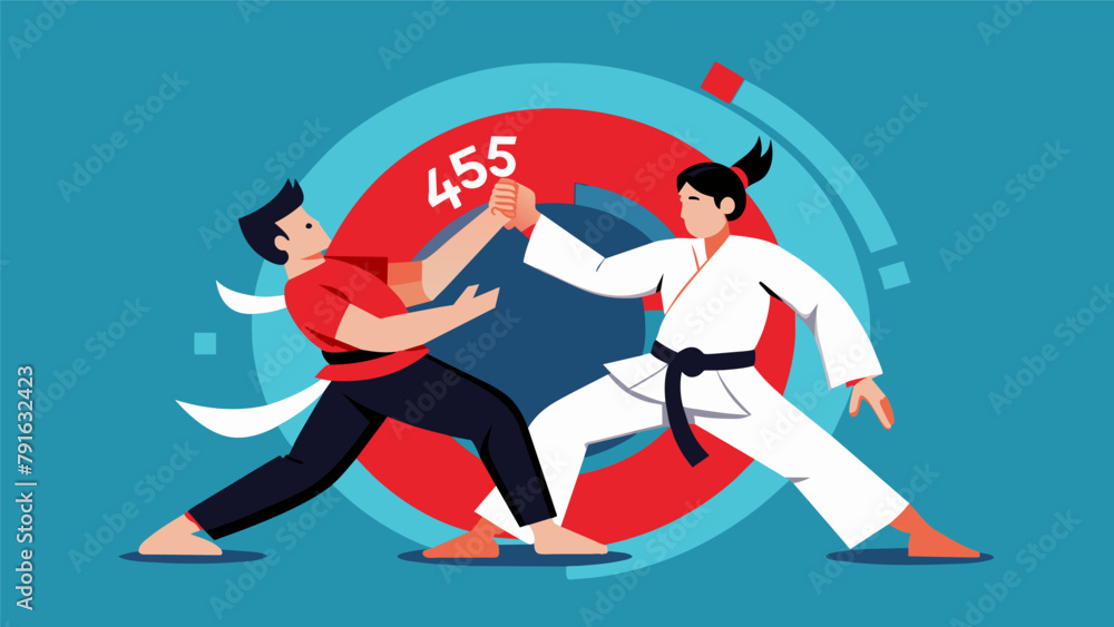 Poster utilizing circular motions to redirect and neutralize an opponents strength.