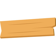 Wooden Sign Board Illustration