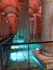 The Basilica Cistern, (Yerebatan), Istanbul, Turkey