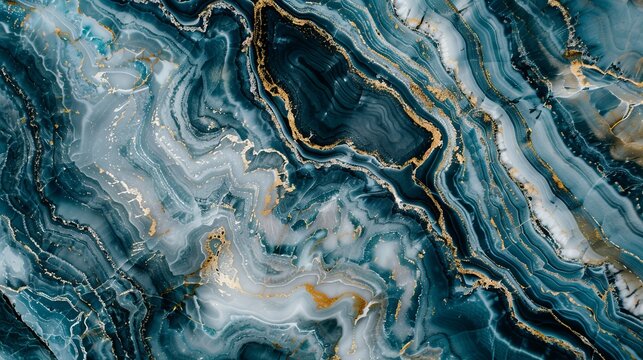 marble texture background. blue marble, copy space, top view