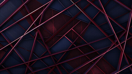 Rich burgundy meets navy in 3D, weaving a texture reminiscent of the nocturnal. - obrazy, fototapety, plakaty