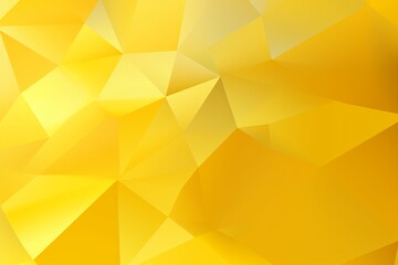 Yellow abstract background with low poly design, vector illustration in the style of yellow color palette with copy space for photo text or product, blank - obrazy, fototapety, plakaty