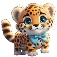 Obraz premium 귀여운 치타 캐릭터3