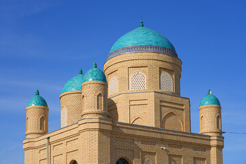 Dawit Ata (Davit Asaw) mausoleum in the necropolis of Dzhana-Birlik, Karakalpakstan, western Uzbekistan