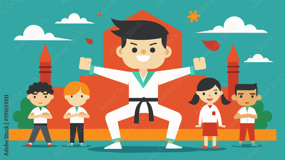 Poster an afterschool program focused on teaching atrisk youth the foundations of martial arts utilizing it