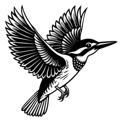 illustration of a bird vector art 