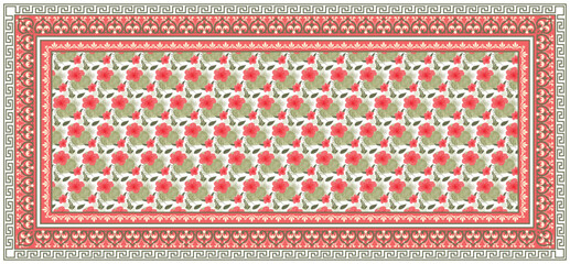 Dupatta Textile Pattern Design