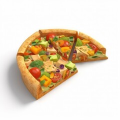pizza with vegetables