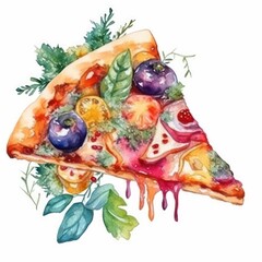 pizza with vegetables