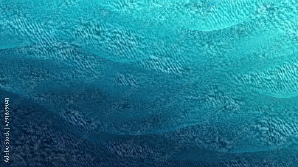 Wall mural Aqua Blue Oceanic Turquoise Textured Subtle Pattern Soft Smooth Surface Beautiful Textured Gradient Shades Illustration Template Background Copy Space Theme Collection 16:9