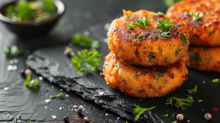 Close-up of food items on a table, perfect for food bloggers or restaurant menus