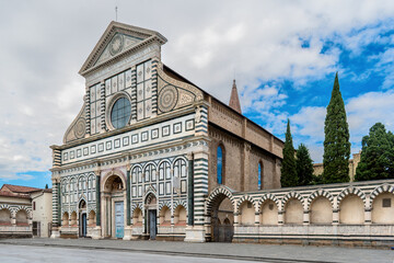 Church basilica of Santa Maria Novella in Florence, Italy