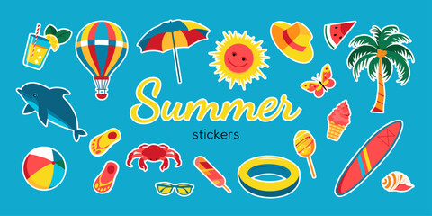 Summer stickers