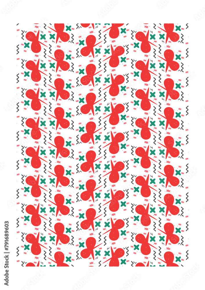 Poster seamless geometric patterns, abstract pattern vector graphics, pattern background design,