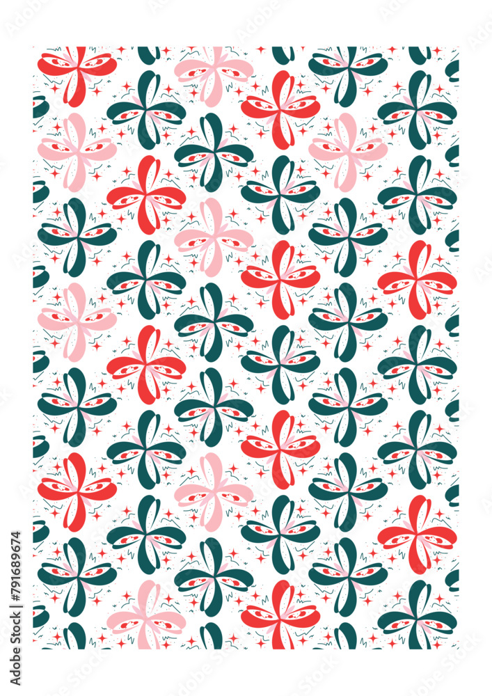 Poster seamless geometric patterns, abstract pattern vector graphics, pattern background design,