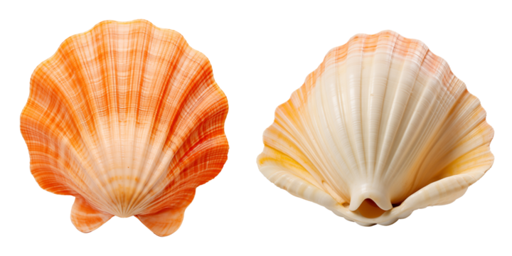 Cutout sea shell seashell, tropical climate conch shell aquatic - Powered by Adobe