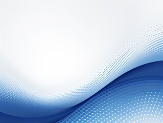 Indigo and white vector halftone background with dots in wave shape, simple minimalistic design for web banner template presentation background