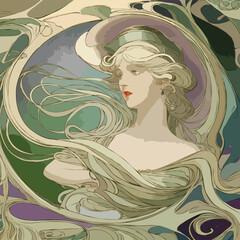 a stunning art nouveau 3