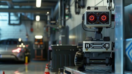Autonomous Robot Navigating a High-Tech Garage