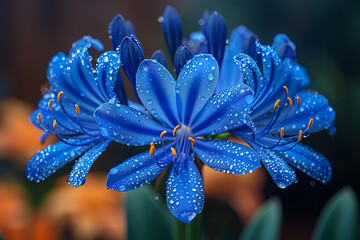 Agapanthus praecox Blue Lily Flower During Tropical,
Eternal Elegance Timeless Lilies Orchids and Enchanting Blue Blossoms

