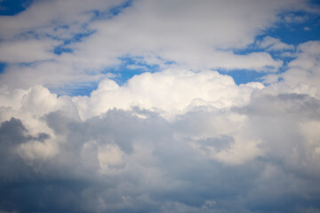beautiful landscape with clouds in the sky