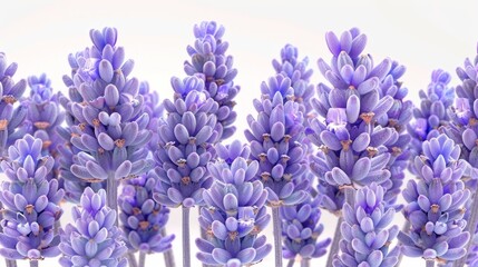 Flowers: A cluster of lavender flowers with their soothing fragrance