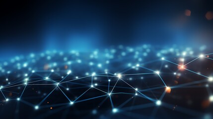a network of dots and lines
