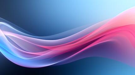 a blue and pink wavy lines