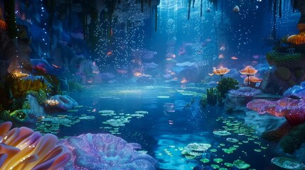 Magical Mermaid Lagoon With