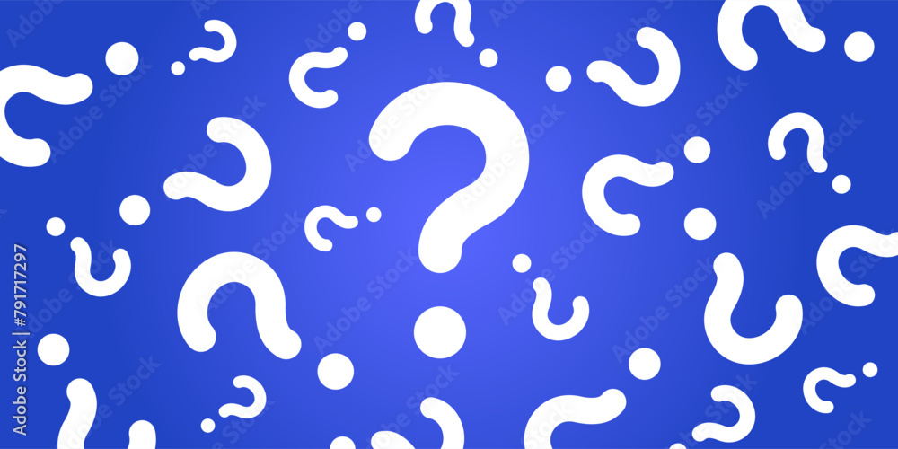 Poster a poster with question marks. a question that needs an answer. elements for transmitting information