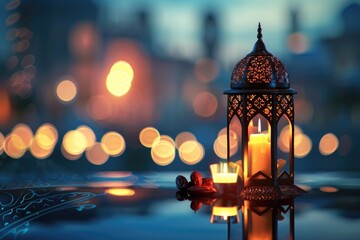 A simple image of a lit candle on a table, suitable for various projects - Powered by Adobe