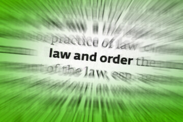 The Law - the system of rules that a particular country or community recognizes as regulating the actions of its members that may be enforced by the imposition of penalties like fines or imprisonment.