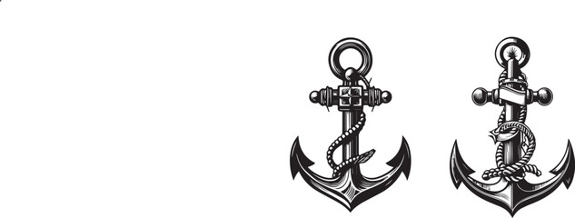 Naklejka premium anchor vector