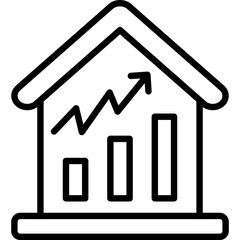 Real Estate Graph Icon