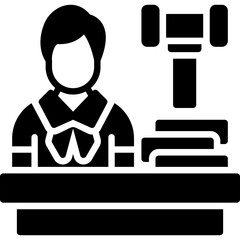 Male Judge Icon