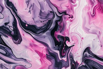 Obraz premium abstract marbled ink liquid fluid watercolor painting texture banner illustration