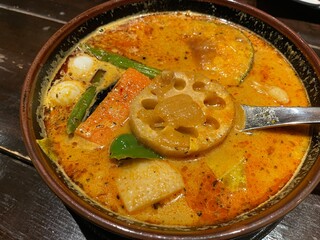 スープカレーのレンコン