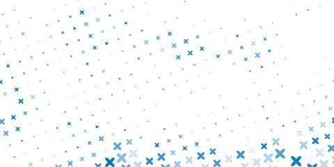 Seamless boho pattern with stars on a blue background for tarot, astrology. Magic cosmic sky, abstract esoteric ornament. Vector illustration.