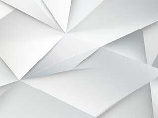 White background with geometric shapes and shadows, creating an abstract modern design for corporate or technology-inspired designs with copy space for photo text or product, blank empty copyspace